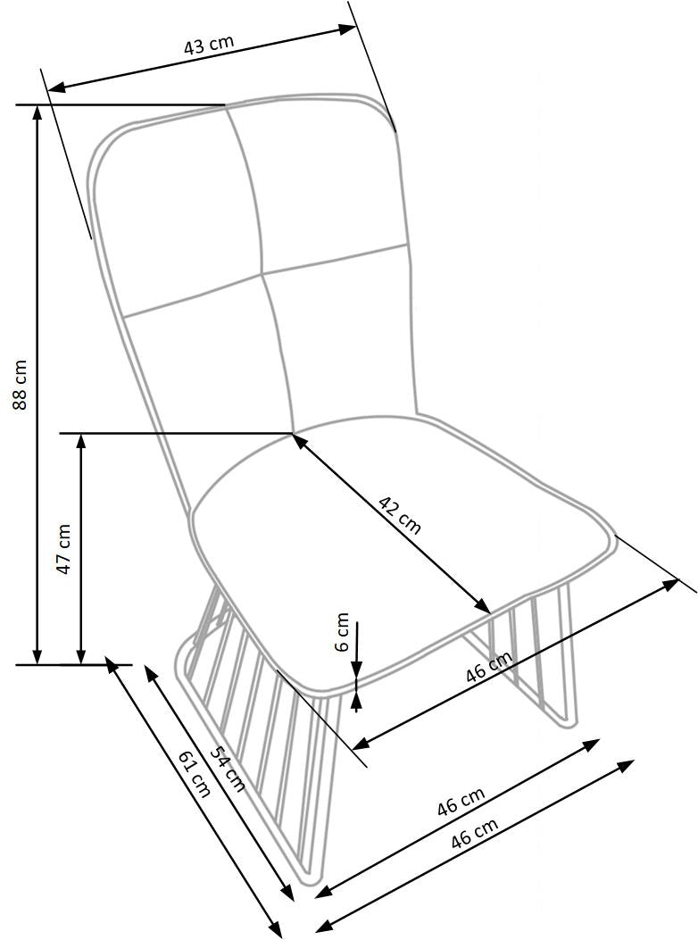 Valgomojo kėdė HA1120