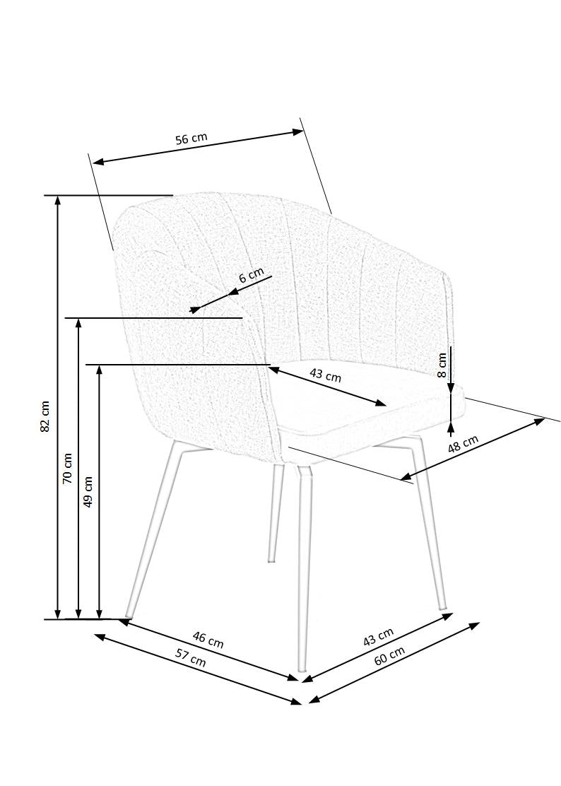 Valgomojo kėdė HA1127