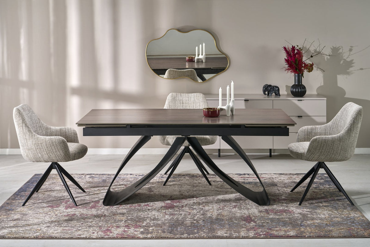 Išskleidžiamas valgomojo stalas Walnut Elegance