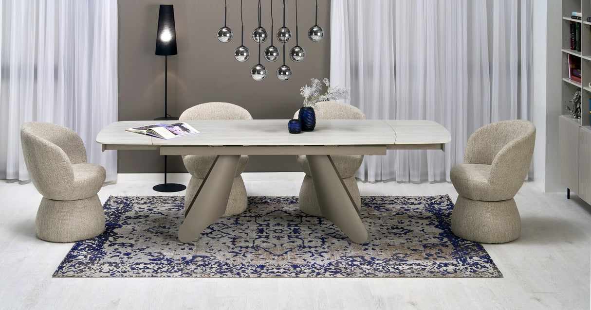 Išskleidžiamas valgomojo stalas Travertine Harmony