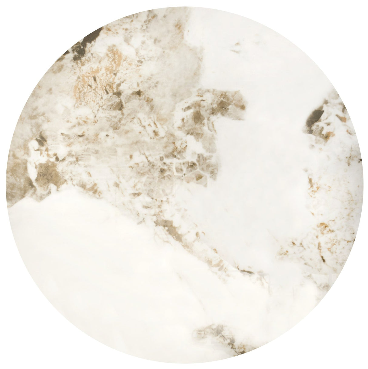 Apvalus žurnalinis staliukas Marble Elegance