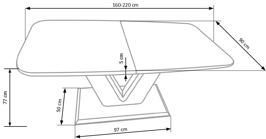 Valgomojo stalas HA1212