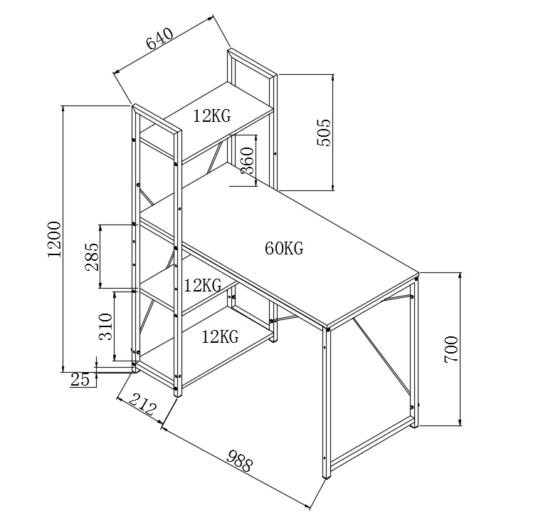 Rašomasis stalas HA9503