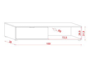 TV spintelė WP1487