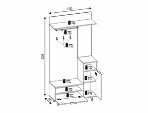 TV spintelė SG3058