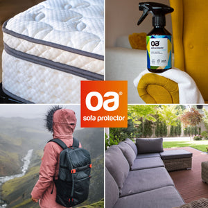 OA sofa protector 250ml vandeniui atsparus baldinių audinių impregnantas