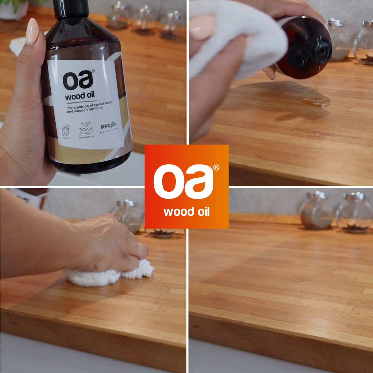 OA wood oil 250 ml medžio impregnantas