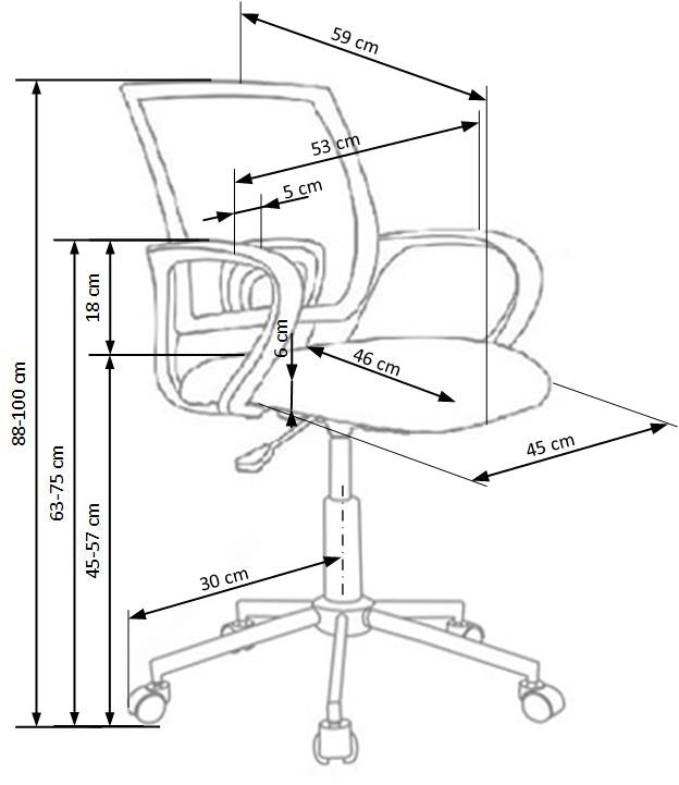 Biuro kėdė HA1393