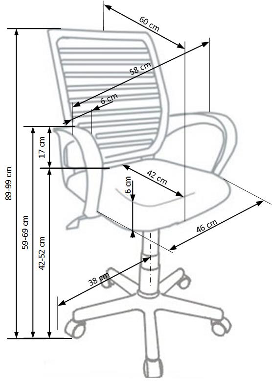 Biuro kėdė HA1911