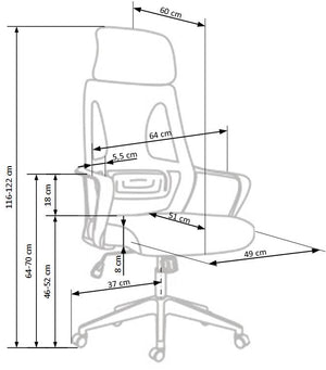 Biuro kėdė HA2334