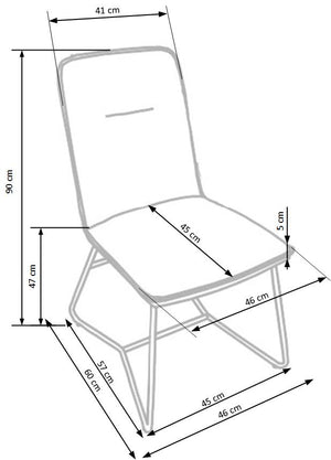 Valgomojo kėdė HA2494