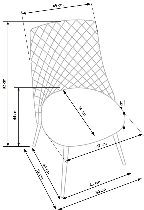 Valgomojo kėdė HA1578